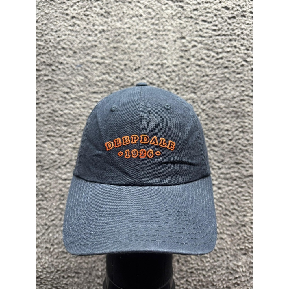American Needle Deepdale Golf Club Strapback Golf Cap Black Adult One Size